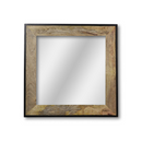 Spiegel Lissabon Teakhout | 70x70 cm